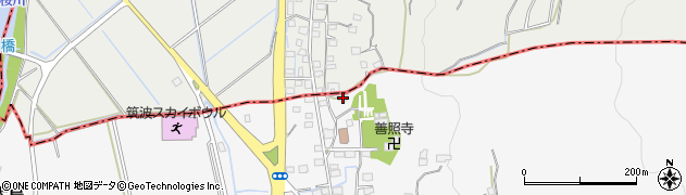 茨城県つくば市上大島2553周辺の地図