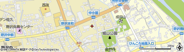 西沢書店　書道教室周辺の地図
