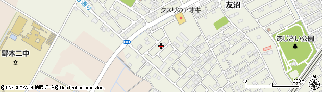 栃木県下都賀郡野木町友沼6433周辺の地図