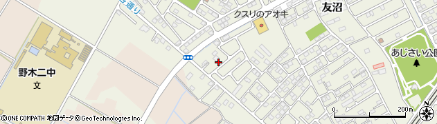 栃木県下都賀郡野木町友沼6432-3周辺の地図