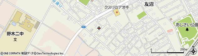 栃木県下都賀郡野木町友沼6432周辺の地図