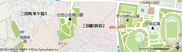 新宿きた公園周辺の地図