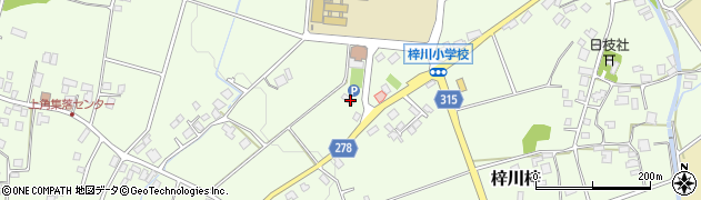 長野県松本市梓川梓737周辺の地図