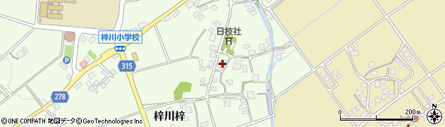 長野県松本市梓川梓1197周辺の地図