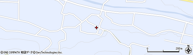 長野県松本市入山辺611周辺の地図