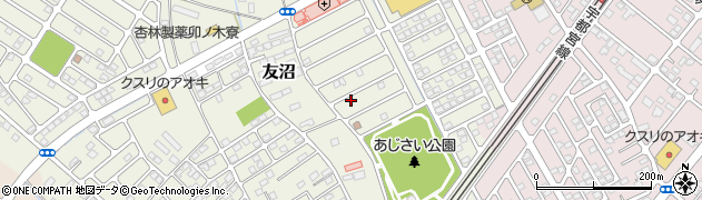 栃木県下都賀郡野木町友沼5325-3周辺の地図