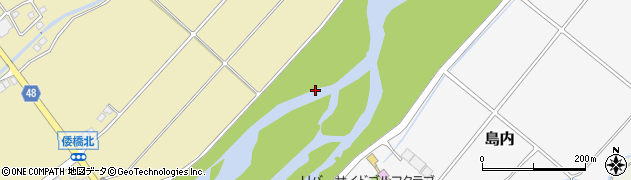 梓川周辺の地図