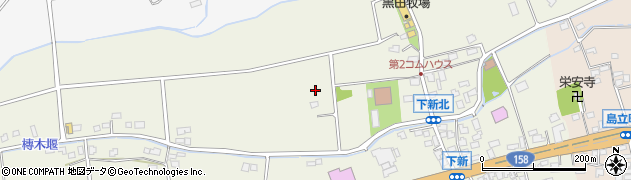 長野県松本市新村（下新北）周辺の地図