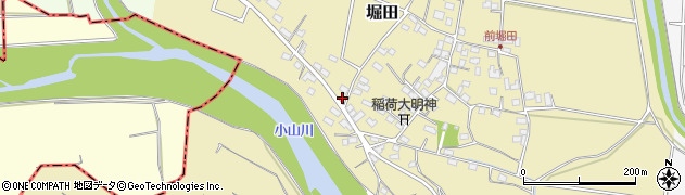 埼玉県本庄市堀田554周辺の地図