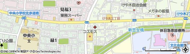 ドラマチックヘア本庄店周辺の地図
