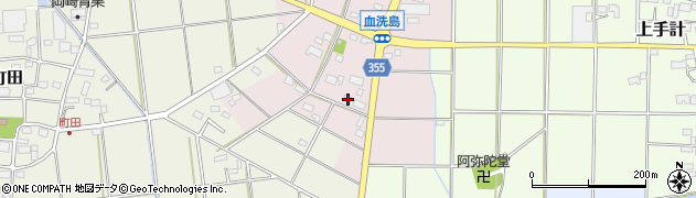 埼玉県深谷市血洗島37周辺の地図