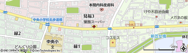 業務スーパー　本庄早稲田店周辺の地図