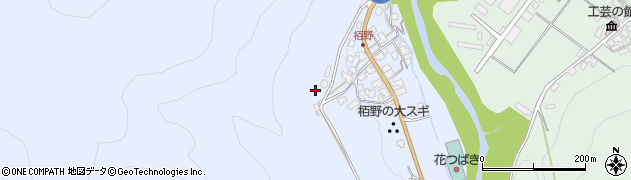 石川県加賀市山中温泉栢野町周辺の地図