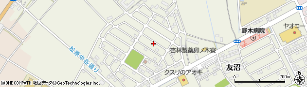 栃木県下都賀郡野木町友沼6417周辺の地図