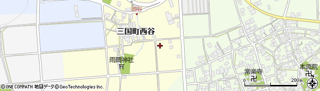 福井県坂井市三国町西谷13周辺の地図