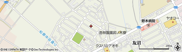 栃木県下都賀郡野木町友沼6416周辺の地図