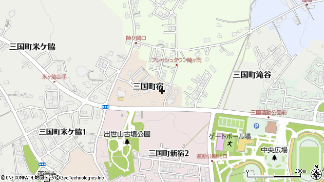 〒913-0056 福井県坂井市三国町宿の地図