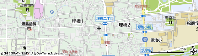 長野県松本市埋橋周辺の地図