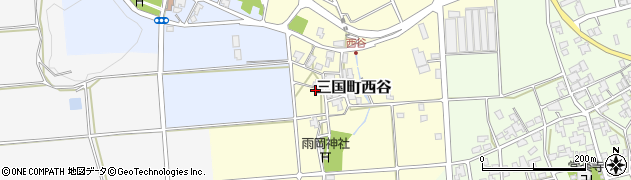 福井県坂井市三国町西谷8周辺の地図