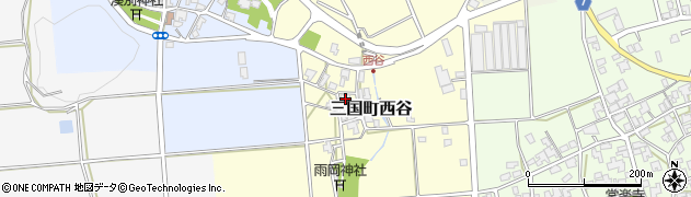 福井県坂井市三国町西谷9周辺の地図