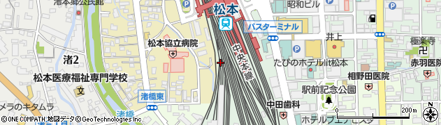 長野県松本市深志1丁目周辺の地図