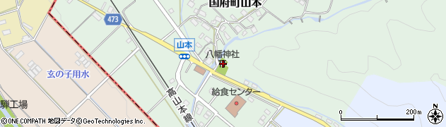 岐阜県高山市国府町山本1275周辺の地図