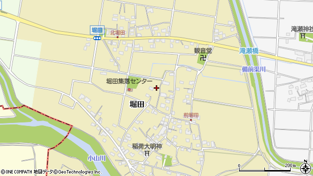 〒367-0014 埼玉県本庄市堀田の地図