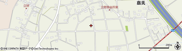 埼玉県上里町（児玉郡）嘉美周辺の地図