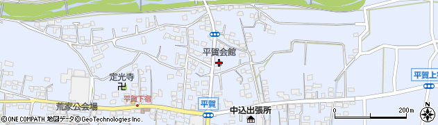 平賀会館周辺の地図
