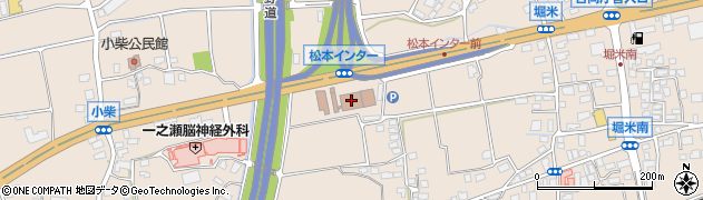 松本市　上下水道局水道料金センター周辺の地図