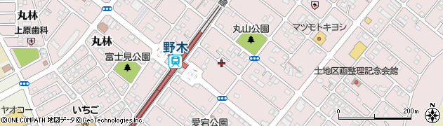 栃木県下都賀郡野木町丸林周辺の地図