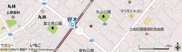 栃木県野木町（下都賀郡）丸林周辺の地図