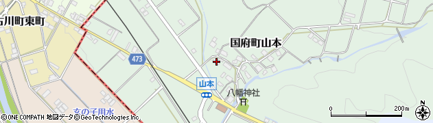 岐阜県高山市国府町山本462周辺の地図
