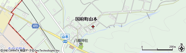 岐阜県高山市国府町山本656周辺の地図