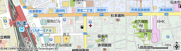 京セラ株式会社　松本営業所周辺の地図