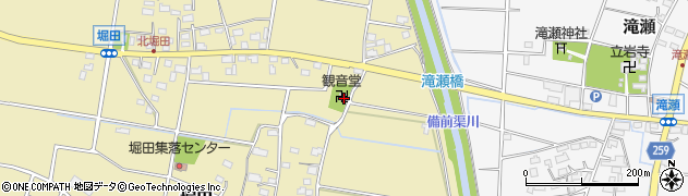 埼玉県本庄市堀田1001周辺の地図