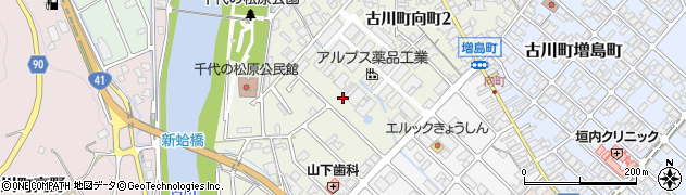 岐阜県飛騨市古川町向町周辺の地図