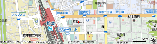 総合メディカル株式会社　松本オフィス周辺の地図