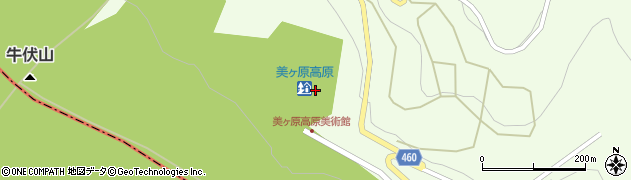 美ヶ原高原美術館周辺の地図