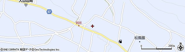 長野県松本市入山辺1555周辺の地図