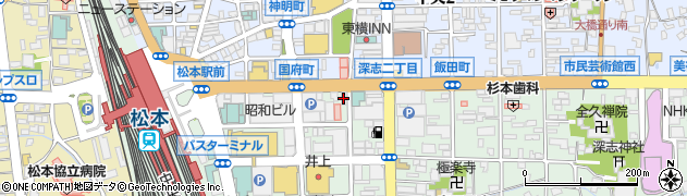 長野県家庭教師協会松本事務局周辺の地図