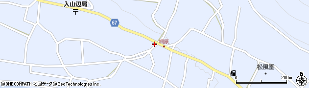 長野県松本市入山辺1332周辺の地図