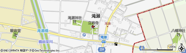 立岩寺周辺の地図