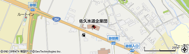 佐久水道企業団周辺の地図