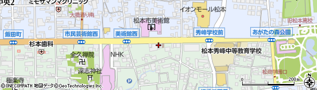 三井精機工業株式会社松本出張所周辺の地図
