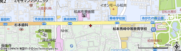 松本埋橋郵便局周辺の地図