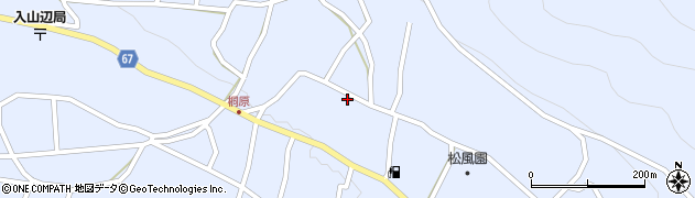 長野県松本市入山辺1540周辺の地図