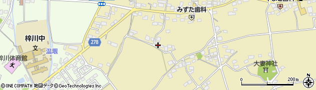 長野県松本市梓川倭751周辺の地図