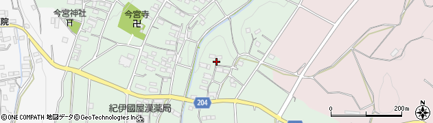 群馬県甘楽町（甘楽郡）上野周辺の地図