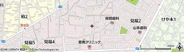埼玉県本庄市見福周辺の地図